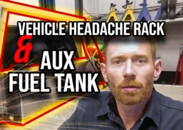 Headache rack and fuel tank
